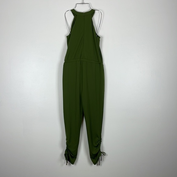 INC International Concepts sleeveless halter style drawstring waist jumpsuit SM - Picture 8 of 12